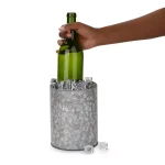 Mind Reader Silver Galvanized Steel Utensil Holder and Kitchen Condiment Organizer Set thumbnail 4