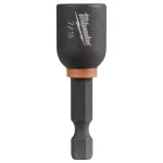 Milwaukee SHOCKWAVE 7/16 in. x 1-7/8 in. Magnetic Nut Driver, Impact Duty thumbnail 1