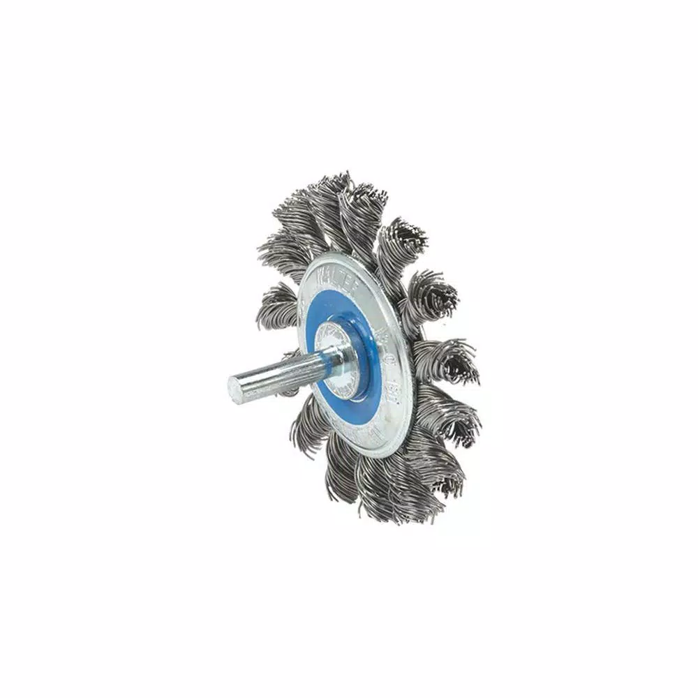 WALTER SURFACE TECHNOLOGIES 2-3/4 in. Knot-Twisted Wire Brush Wheel for Die Grinders and Power Drills