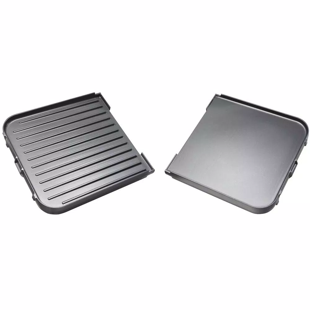 Hamilton Beach 3-in-1 Indoor Grill and Griddle, 180 sq. in. Nonstick Cooking Surface, Black