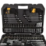 DEWALT 200-Piece Mechanics Tool Set with 1/4 in., 3/8 in., and 1/2 in. Drive, Polished Chrome thumbnail 2