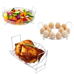 GoWISE USA Ovate 9.5 Qt. Stainless Steel Oval Electric Pressure Cooker with 6 Accessories thumbnail 6