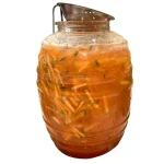 LavoHome 5 Gallon Vitrolero Aguas Frescas Beverage Dispenser with Lid, Clear Plastic thumbnail 3