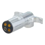 CURT 4-Way Round Trailer Side Connector Plug thumbnail 1