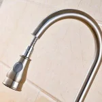Vanity Art Brushed Nickel Single-Handle Pull-Down Kitchen Faucet with 360 Degree Swivel Spout thumbnail 3