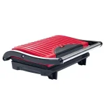 Chef Buddy 760W Red Non-Stick Panini Press and Countertop Grill thumbnail 1