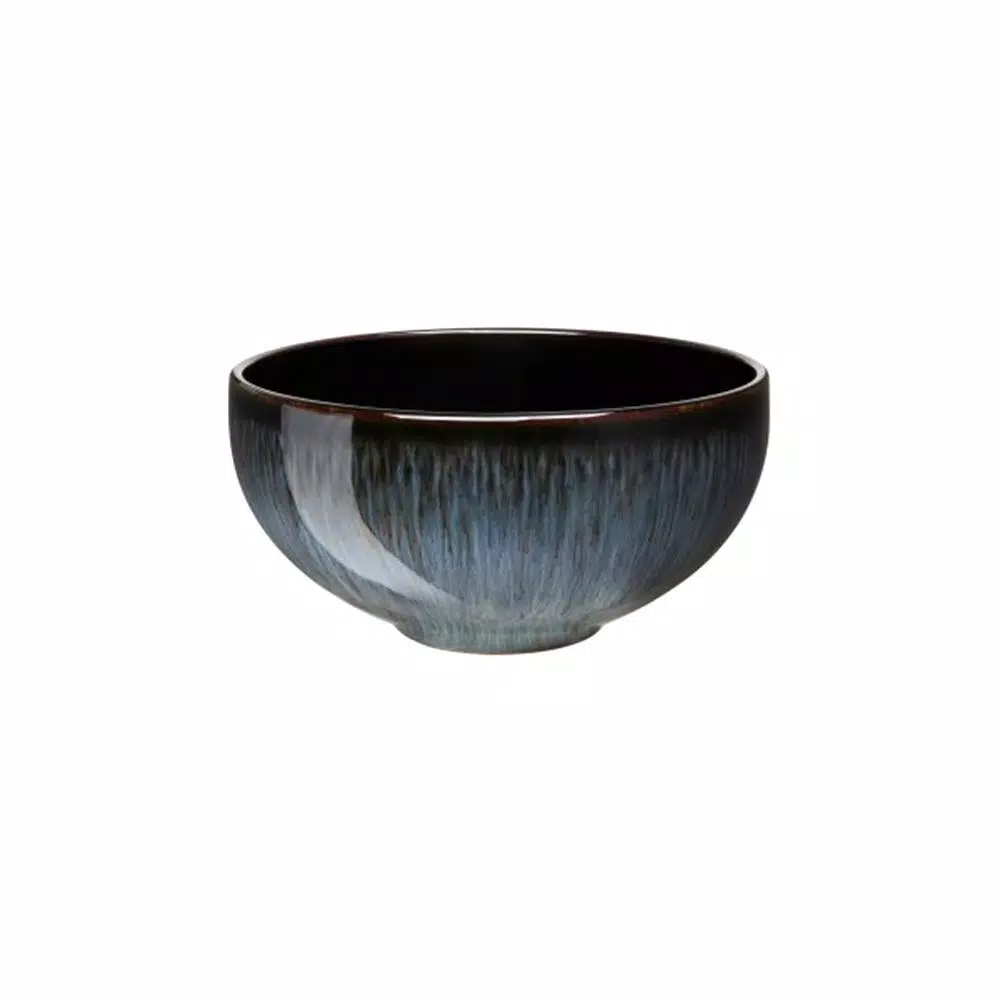 Denby Halo 4 in. Extra Small Serving Bowl - Blue/Black Clay