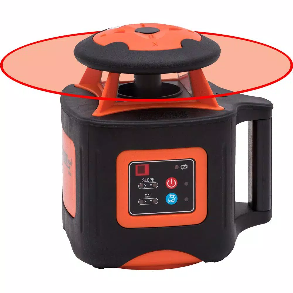 Johnson Electronic Self-Leveling Horizontal Rotary Laser Level Kit with Dual-Slope Mode