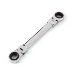 TEKTON 16 mm x 18 mm Flex-Head Ratcheting Box End Wrench thumbnail 1