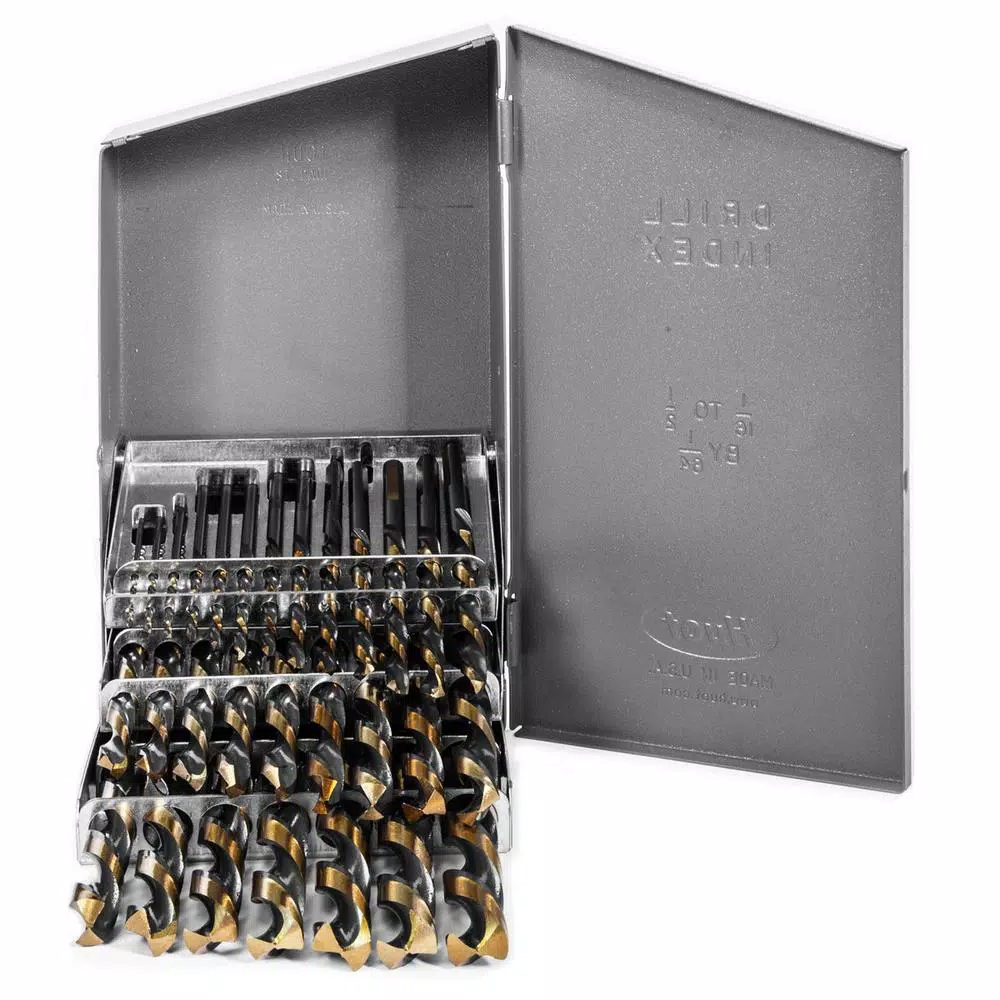 Stark ELITE 29-Piece High Speed Steel Twist Drill Bit Set with Metal Case