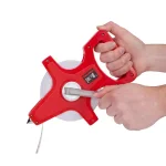 TEKTON 100 ft. (30 m) Fiberglass Tape Measure, Dual Scale, Weatherproof thumbnail 5