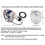 Home Master Ultra Reverse Osmosis System with Permeate Pump and UV Sterilization thumbnail 7