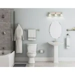 ARISTA Belding Collection Arista Double Post Toilet Paper Holder, Satin Nickel thumbnail 3