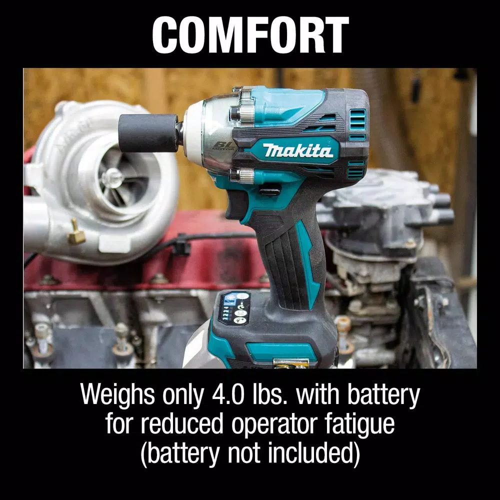 Makita 18V LXT Brushless 1/2 in. Sq. Drive Impact Wrench w/ Friction Ring, Tool Only