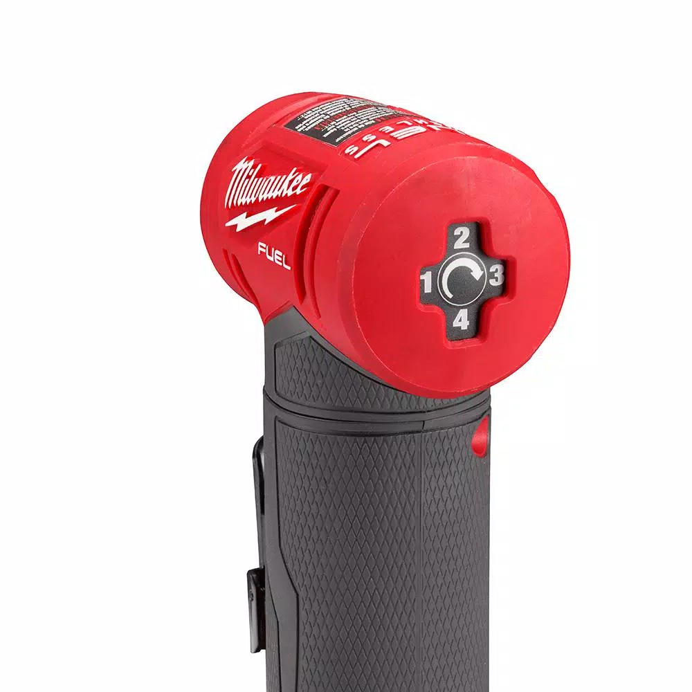 Milwaukee M12 FUEL 12V Brushless Right Angle Die Grinder Kit w/ (2) 2.0Ah Batteries
