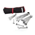 Husky 34-Piece SAE and Metric Master Ratcheting Wrench Set thumbnail 4