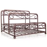 Home Basics Bronze Coated Steel Condiment Server Caddy with Spiral Design, 3 Compartments thumbnail 3