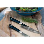 Shun Sora 8 in. Japanese Chef's Knife with VG-10 San Mai Composite Blade thumbnail 2