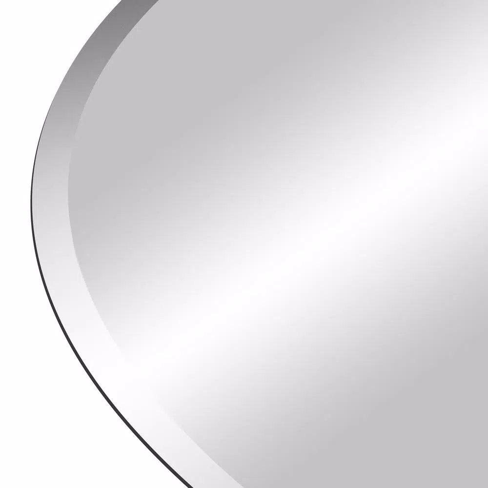 Pinnacle Small Oval Beveled Glass Accent Mirror, 17.5 in. x 24.5 in.
