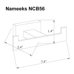 Nameeks General Hotel Wall Mounted Bathroom Hook, Black Zinc Alloy thumbnail 2