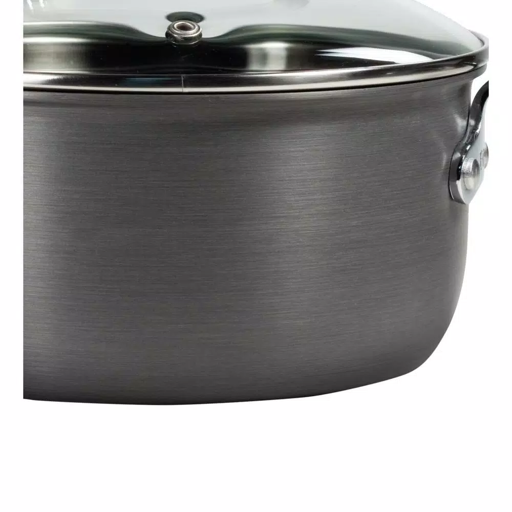 T-fal Ultimate 12-Piece Hard-Anodized Aluminum Nonstick Cookware Set, Black