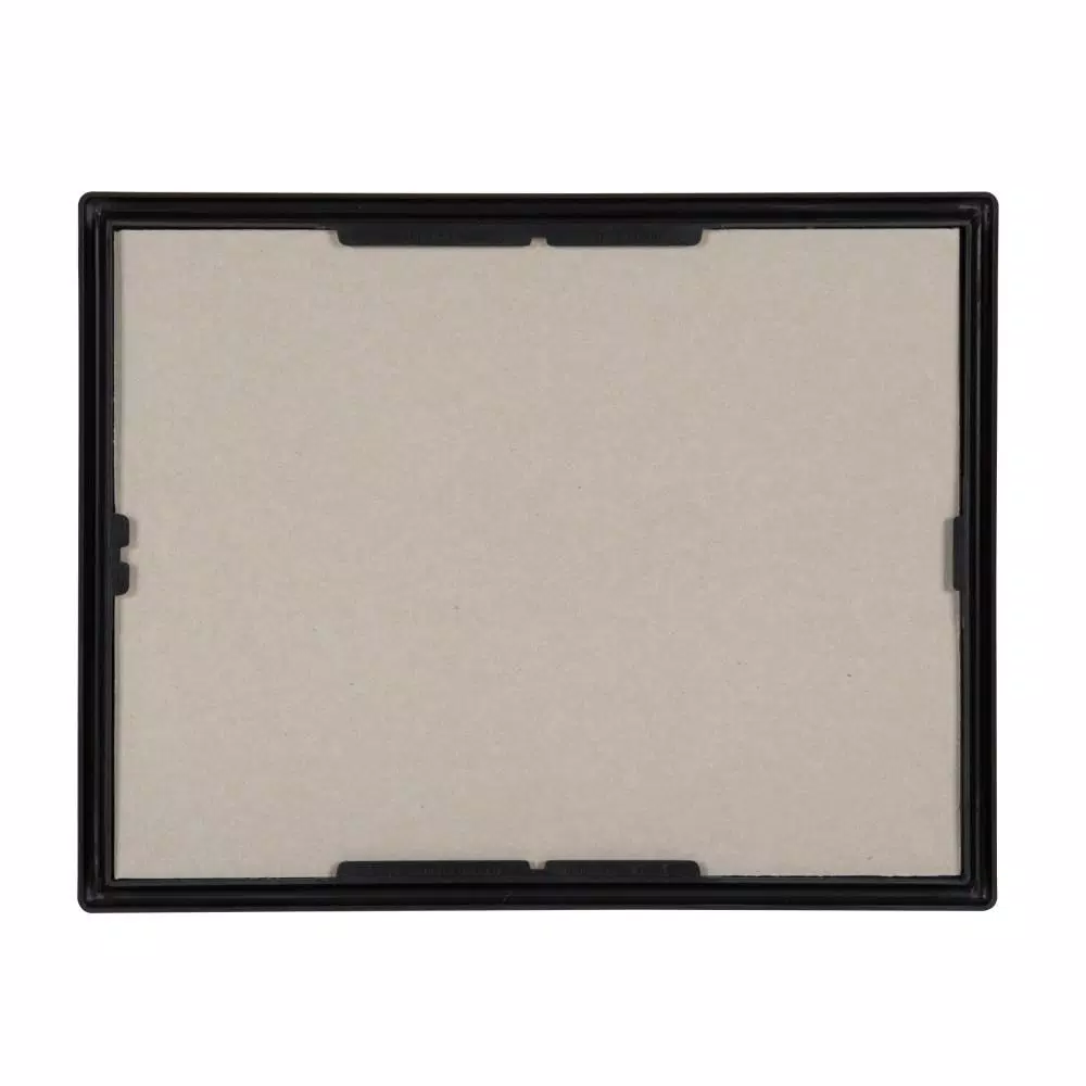 DesignOvation Corporate Document Frames, 8.5 x 11 in., Black with Gold Accent Trim (Set of 12)