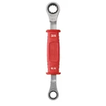 Milwaukee Lineman's 2-in-1 Insulated Ratcheting Box Wrench, 1000V Rated thumbnail 2