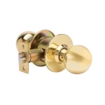 Taco Trans Atlantic Bright Brass Cylindrical Storeroom Grade 3 Door Knobset thumbnail 2