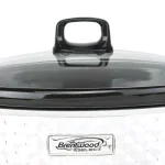 Brentwood Appliances SC-157W 7 Qt. Pearl Slow Cooker with Tempered Glass Lid thumbnail 3