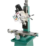 Grizzly Industrial Heavy-Duty Gear-Head Mill/Drill with Stand and Motorized Power Feed thumbnail 2