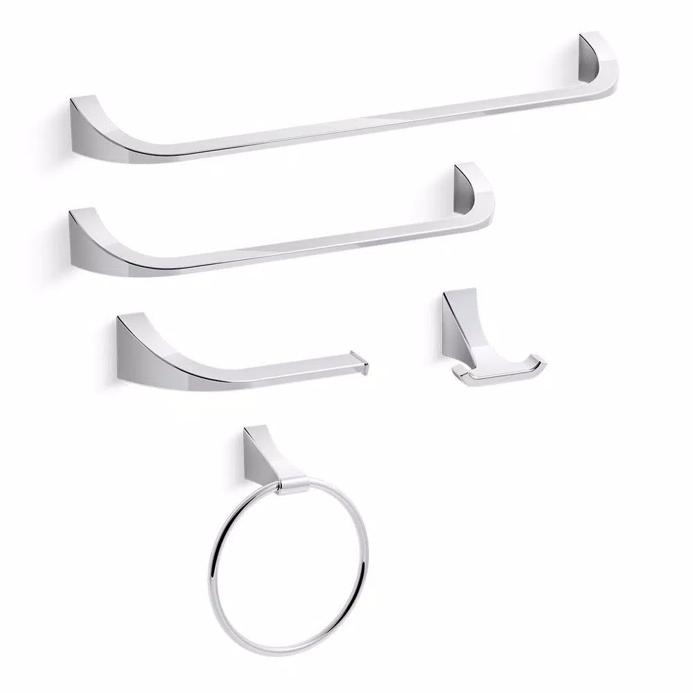 KOHLER Katun 18 in. Single Towel Bar in Polished Chrome