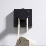 KRAUS Ventus Matte Black Solid Brass Robe and Towel Hook thumbnail 9