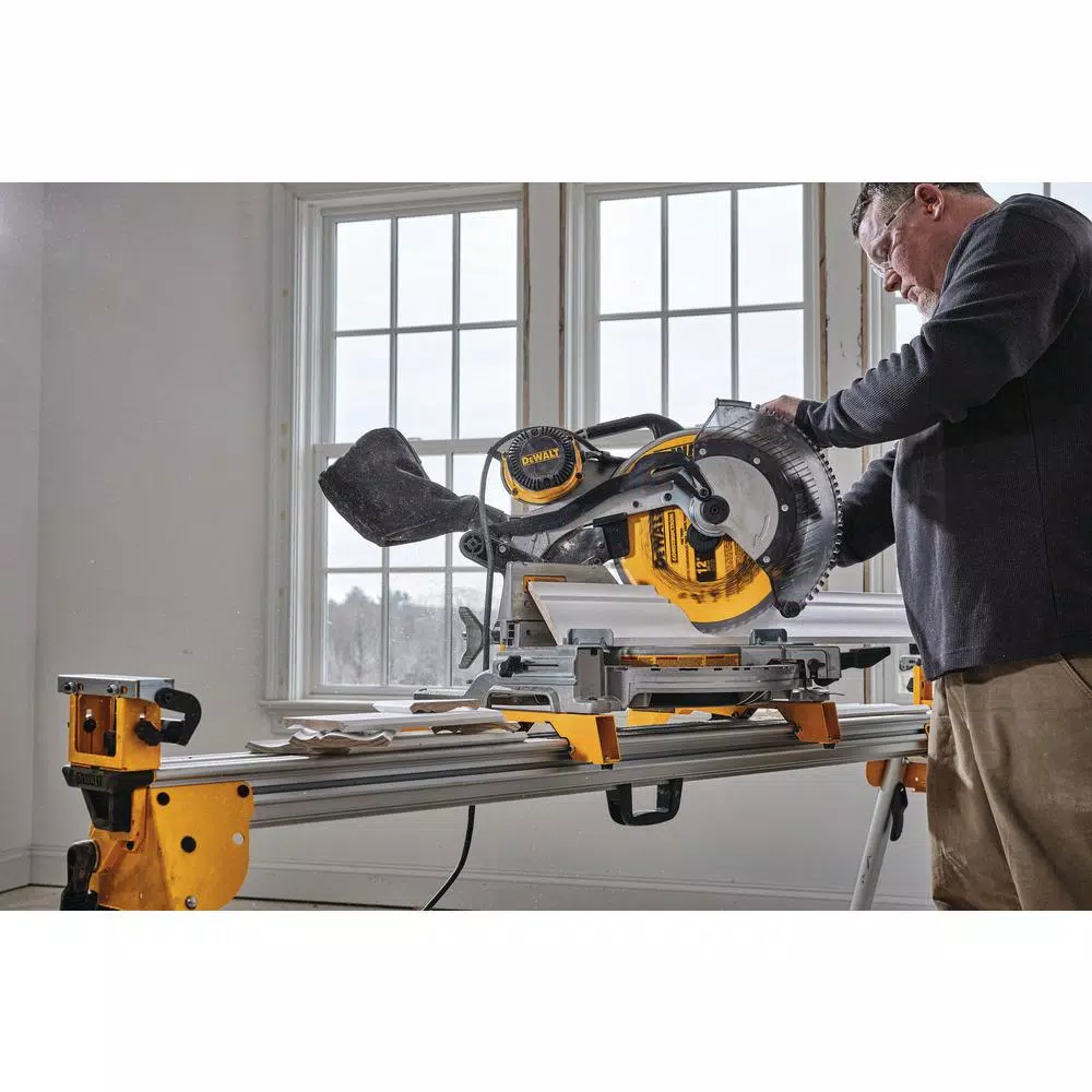 DEWALT 12 in. Double-Bevel Compound Miter Saw, 15 Amp, with Cutline LED