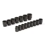 TEKTON 21-Piece 3/4 in. Drive Impact Socket Set, 3/4-2 in. Sizes, with Ratchet and Breaker Bar thumbnail 6