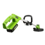 Greenworks 24V Cordless String Trimmer with 2.0 Ah Battery and Charger, 12 in. Cutting Width thumbnail 3