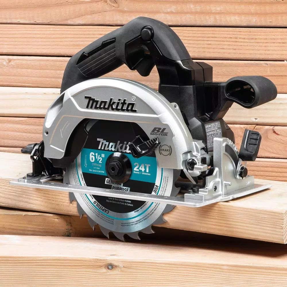 Makita 18V LXT Sub-Compact Brushless Cordless Combo Kit: Hammer Drill, Impact Wrench, Circular Saw & 5.0Ah Battery Pack