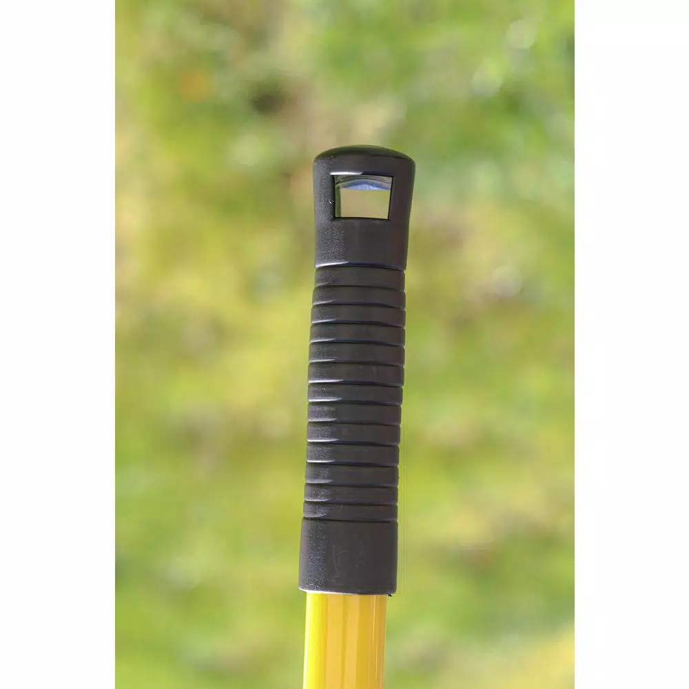Ettore Professional Trash Picker with Safety Guard - 43 inch High-Visibility Yellow
