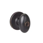 Sure-Loc Hardware Arapaho Vintage Bronze Egg Shaped Keyed Entry Doorknob, Brass Construction thumbnail 1