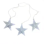 Northlight 2 ft. 3-Light White Cascading Snowfall Star LED Christmas Lights thumbnail 2