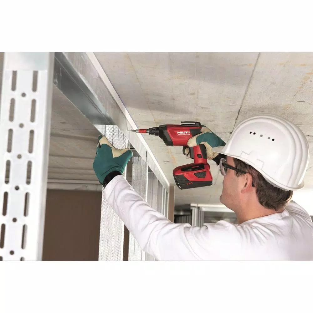 Hilti SD 4500 22V Cordless High Speed Drywall Screwdriver Kit with 2 Batteries, Charger, and Bag