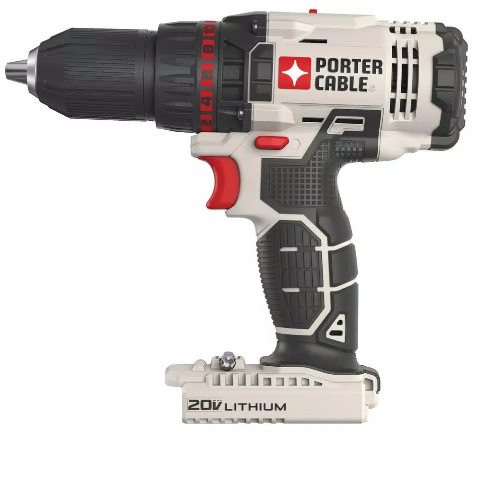 Porter-Cable 20V MAX Lithium-Ion Cordless 1/2 in. Drill/Driver Kit with 2 1.3 Ah Batteries and Charger