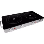 Brentwood Appliances TS-382 Double Infrared Electric Countertop Burner, 1800W, Black thumbnail 1