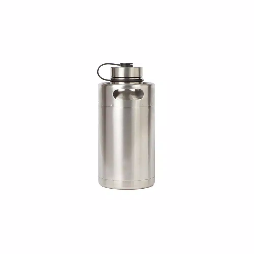 Manna 64 oz. Stainless Steel Double Wall Vacuum-Sealed Keg Growler