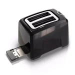 BLACK+DECKER 2-Slice Black Toaster with Extra-Wide Slots and 850-Watt Power thumbnail 6
