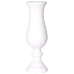 Uniquewise 30 in. White Modern Fiberglass Goblet Shape Floor Vase thumbnail 1