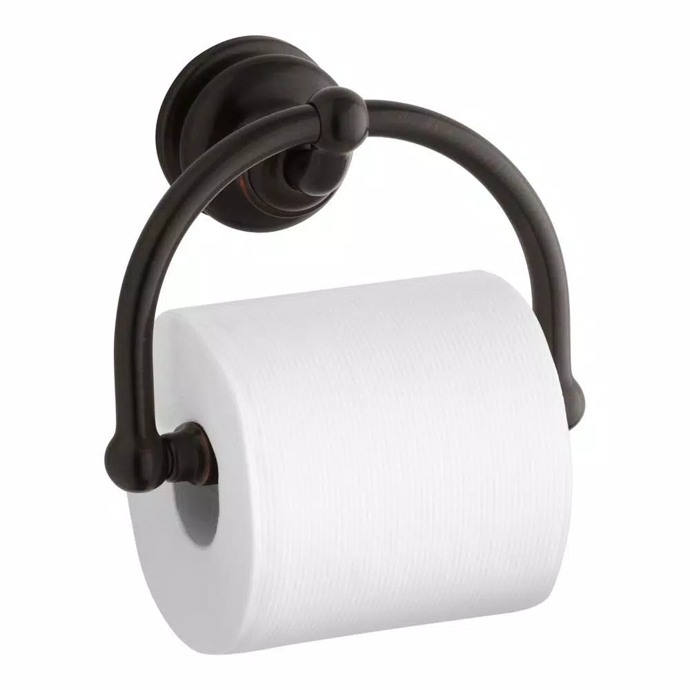 KOHLER Fairfax 3-Piece Bath Hardware Kit - Towel Bar, Towel Ring & Toilet Paper Holder - Oil-Rubbed Bronze