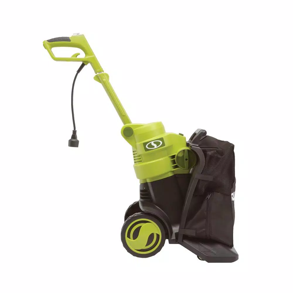 Sun Joe 3-in-1 Walk Behind Electric Vacuum, Blower, and Mulcher, 14 Amp, 600 CFM, 165 MPH