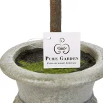 Pure Garden 12.5 in. Faux Boxwood Topiary Arrangement with Decorative Urn, Set of 3 thumbnail 4