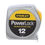 Stanley PowerLock 12 ft. Tape Measure with Decimal Scale and Die-Cast Metal Case thumbnail 2