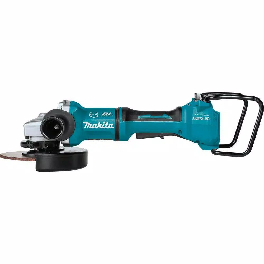 Makita 18V X2 LXT Brushless 7 in. Cordless Angle Grinder with AWS & Electric Brake